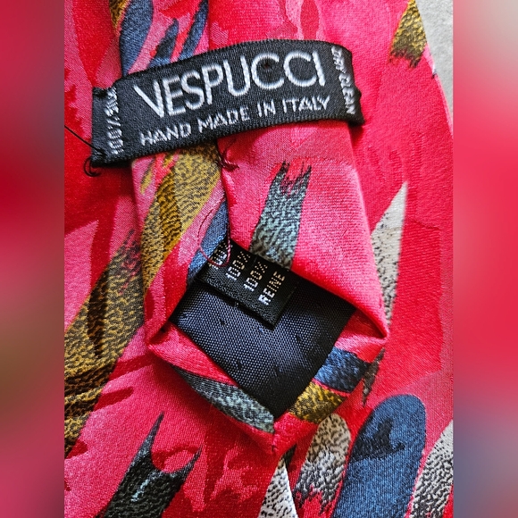 Vespucci Italian men's necktie 100%Silk - Picture 4 of 7